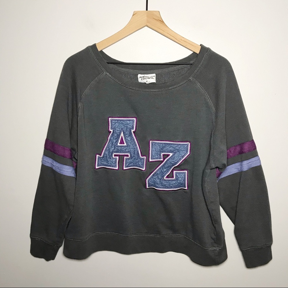 AZ Arizona Collegiate Cropped Sweatshirt Size M